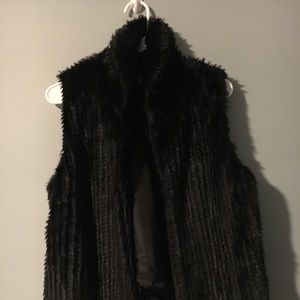Trendy fur vest!